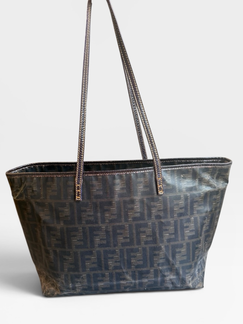Fendi FF Zucca Roll Tote